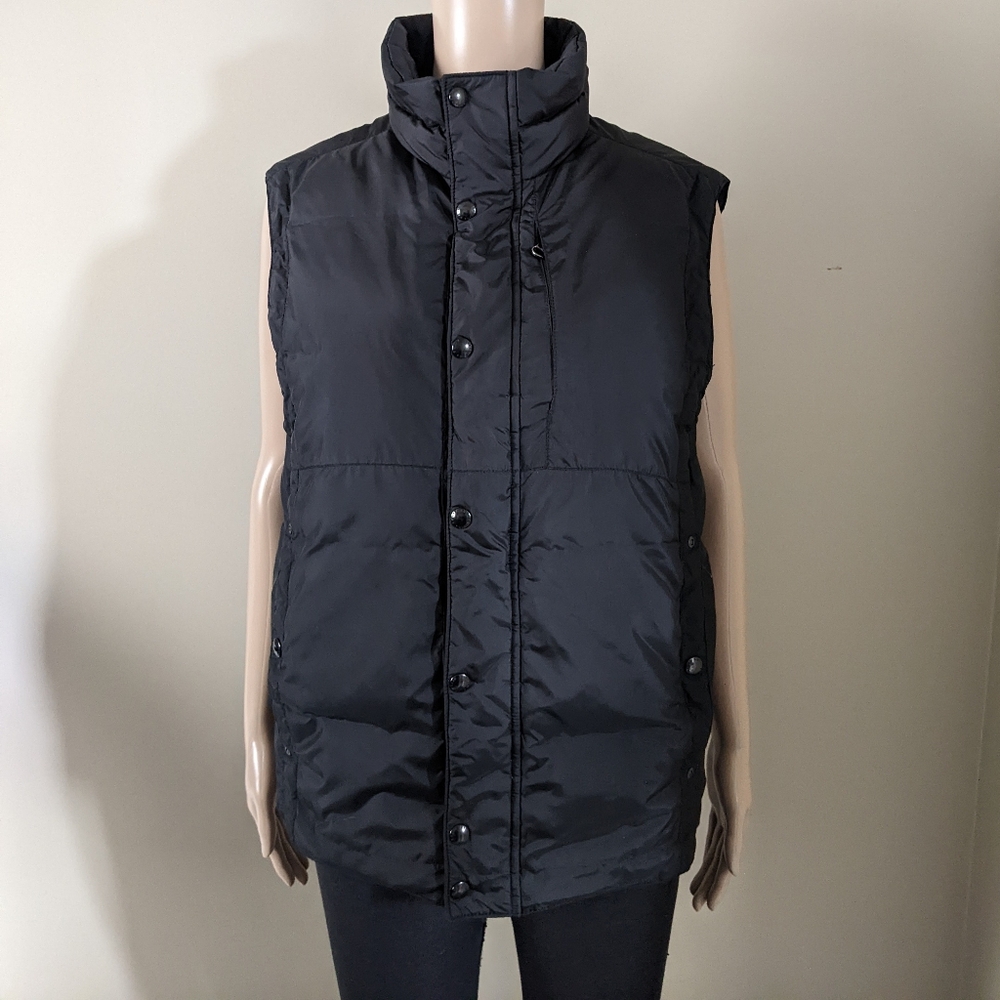 Polo Ralph Lauren down puff black vest coat, men's small